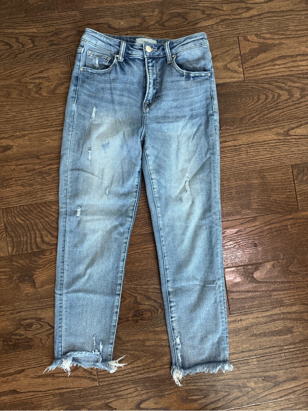Risen Light Wash Distressed Women's Jeans